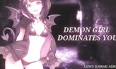 Lewd Kawaii ASMR: English Demon Bimbo Roleplay