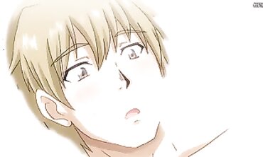 Uncensored Hentai: 1 Guy Gangbanged by 4 Older Women