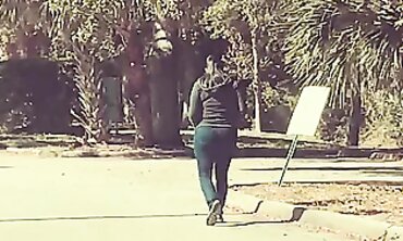 Latina BBW POV Outdoor Masturbation