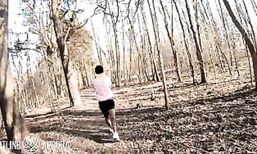 Blonde POV Public Flashing With Big Boobs
