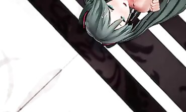 Miku's Romantic Anime Creampie Encounter