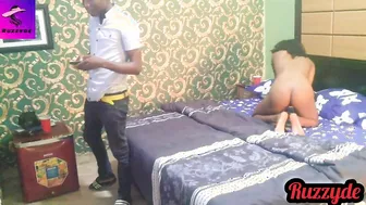 Amateur African Girl Gets Pounded With BBC After Shower