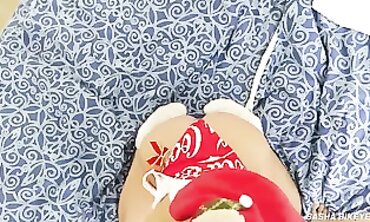 POV: Santa Bimbos Offer Their First Dirty Blowjob