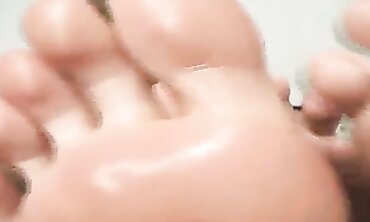 Foot Fetish Babe's - Hot Blonde Babes Oil Up Their Feet For You