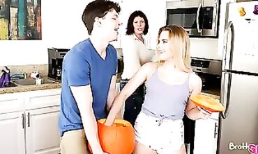 Aubrey Sinclair Gets Pounded In A Halloween Kitchen POV