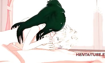 Inko Midoriya & Todoroki 3D Cosplay Threesome