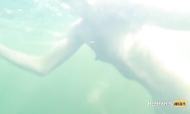 Naughty Milf Dives Into The Ocean For A Sexy Underwater Adventure