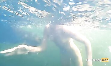 Naughty Milf Dives Into The Ocean For A Sexy Underwater Adventure