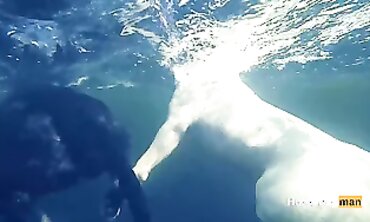 Naughty Milf Dives Into The Ocean For A Sexy Underwater Adventure