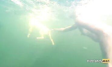 Naughty Milf Dives Into The Ocean For A Sexy Underwater Adventure