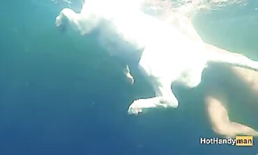 Naughty Milf Dives Into The Ocean For A Sexy Underwater Adventure