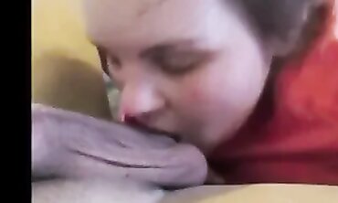 Innocent Milf Swallows Creampie in Cuckold Blowjob