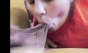 Innocent Milf Swallows Creampie in Cuckold Blowjob