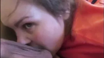 Innocent Milf Swallows Creampie in Cuckold Blowjob