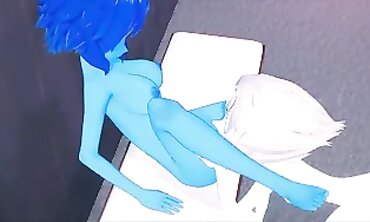 Lapis and Joy Button Lesbian Scissoring and Pussy Licking
