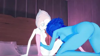 Lapis and Joy Button Lesbian Scissoring and Pussy Licking