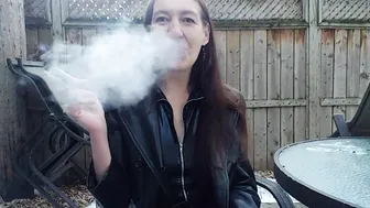 Gypsy Dolores: Risky Outdoor Bondage & Smoking