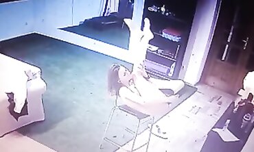 Joy Strips and Plays Webcam at Home
