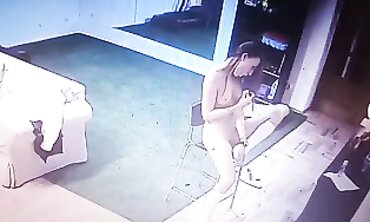 Joy Strips and Plays Webcam at Home