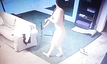 Joy Strips and Plays Webcam at Home