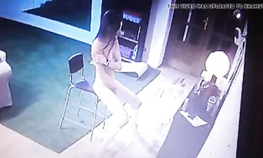 Joy Strips and Plays Webcam at Home