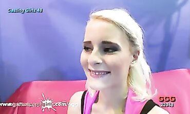 Ashlee Cox German Casting Audition: Blowjob, Masturbation & Gangbang