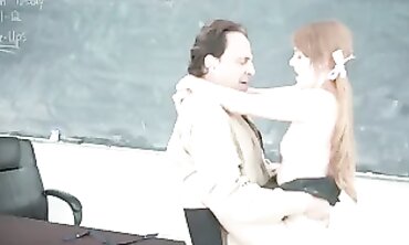 Shy Redhead Student Gets Romped by College Professor