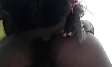 Ebony Nairobiescort Sucks Dick and Gets Anal