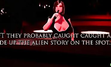 3D-Animations - Two Lesbian Girls Get Pregnant by an Extraterrestrial Sexual hunter