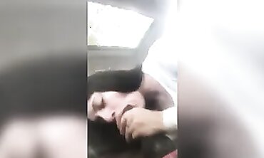 Revved On Chicks Satisfies Her Dark-hued Beau Into the Vehicle