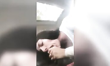 Revved On Chicks Satisfies Her Dark-hued Beau Into the Vehicle