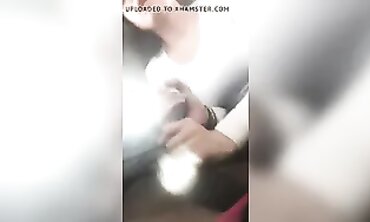 Revved On Chicks Satisfies Her Dark-hued Beau Into the Vehicle
