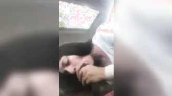 Revved On Chicks Satisfies Her Dark-hued Beau Into the Vehicle