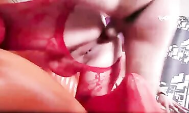 Bombshell Mature Redhead Gangbang Blowjob