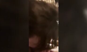 Teen Stepdaughter's First Time Blowjob - Old Man Gets Freshly Detected Nymphomaniac