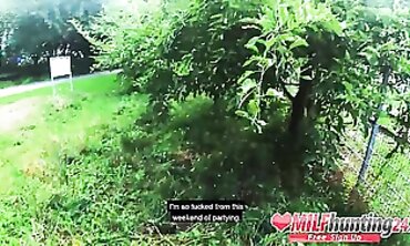 Sarah Kay Gets Humped Outdoors In POV