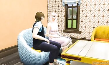 Mature MILF Teaches Son In Law How to Please A Woman - Older Women Sex Ed