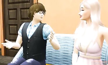 Mature MILF Teaches Son In Law How to Please A Woman - Older Women Sex Ed