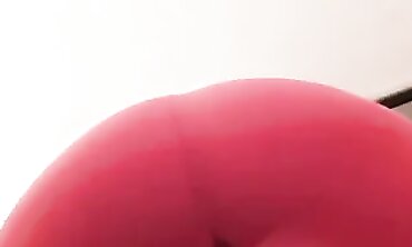 SpicyIren Facesits and Pisses in Tight Red Leggings