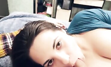 POV Homemade Facial for Busty MILF Teacher