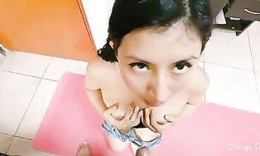 Brazilian College Girl Joy Sucks My Cock