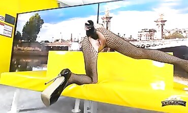 Lara De Santis - Gigantic African Wand inwards my Open Pooper