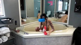 Sweet Dova Masturbates with a Monster Massager