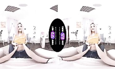 TmwVRnet - Smallish Legal Blonde POV Blowjob & Cumshot