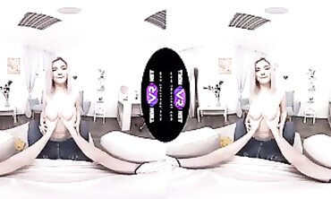 TmwVRnet - Smallish Legal Blonde POV Blowjob & Cumshot