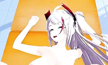 Prinz Eugen Azur Lane 3D Hentai Animation