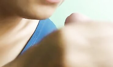 POV Snapchat Blowjob and Handjob with Petite Latina