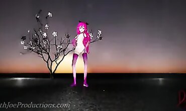 MMD R18: Rosy Yamakaze Anitta Paradinha