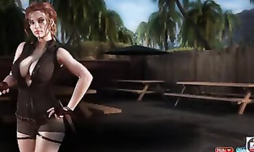 Treasure of Nadia: Fantasy and Red in a Hardcore Outdoor Threesome