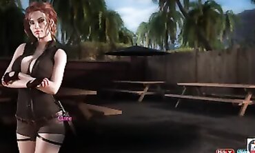 Treasure of Nadia: Fantasy and Red in a Hardcore Outdoor Threesome